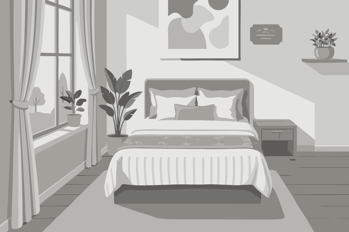Cama en habitación compartida mixta de 10 camas